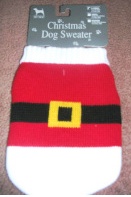 (image for) Christmas Dog Sweater Santa Claus xsmall - Click Image to Close